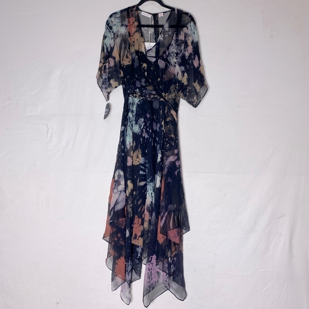 Sass & Bide Interstella Printed Sheer Dress 2 Festival Boho Whimsigoth Witchy